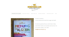 Desktop Screenshot of homeworkclub.org